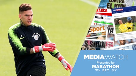 RAISING THE GAME: Nicky Weaver has high praise for Ederson...