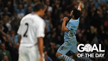 Goal of the Day: Aguero v Swansea 2011