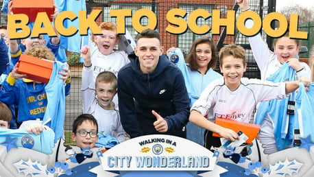 Foden goes back to school!