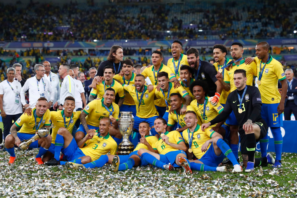 
                        Brasil conquistó la Copa América 2019 con Fernandinho, Gabriel Jesus y Ederson en sus filas.
                