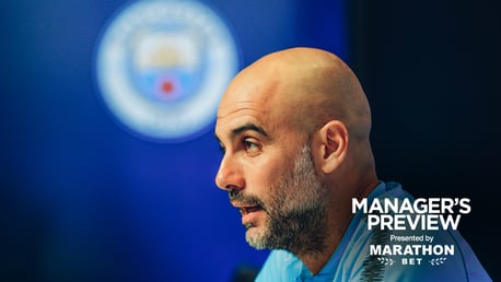 PRESS CONFERENCE: Pep Guardiola addresses the media ahead of the game...