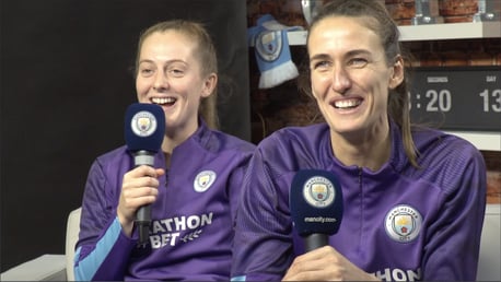FUNNY: Keira Walsh and Jill Scott try their hand at commentary