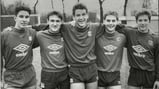 FIVE STAR BLUES: Paul Lake, Andy Hinchcliffe, David White, Steve Redmond and Ian Brightwell were key components in our 1986 FA Youth Cup winning side