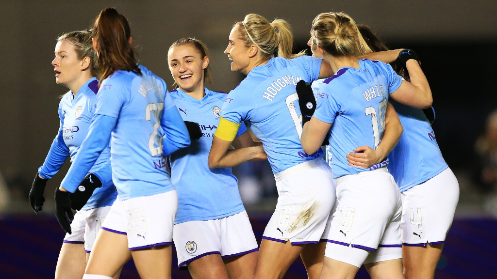 THIS IS HOW IT FEELS TO BE CITY: Smiles all round as the team celebrate