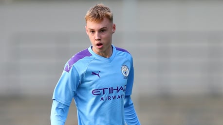 GOAL GETTER: Cole Palmer netted a brace for City U18s against Brighton in the U18 Premier League Cup.
