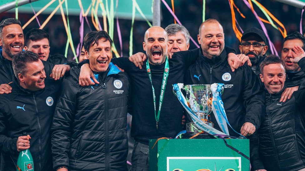 TERCERA COPA DE LA LIGA : El City superó 2-1 al Aston Villa en Wembley el 1 de marzo de 2020.