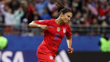 LUCKY 13: Carli Lloyd bagged the USA's THIRTEENTH goal against Thailand in their Group F opener!