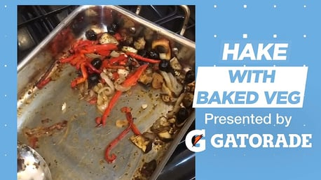 Cooking with City: Hake with baked veg