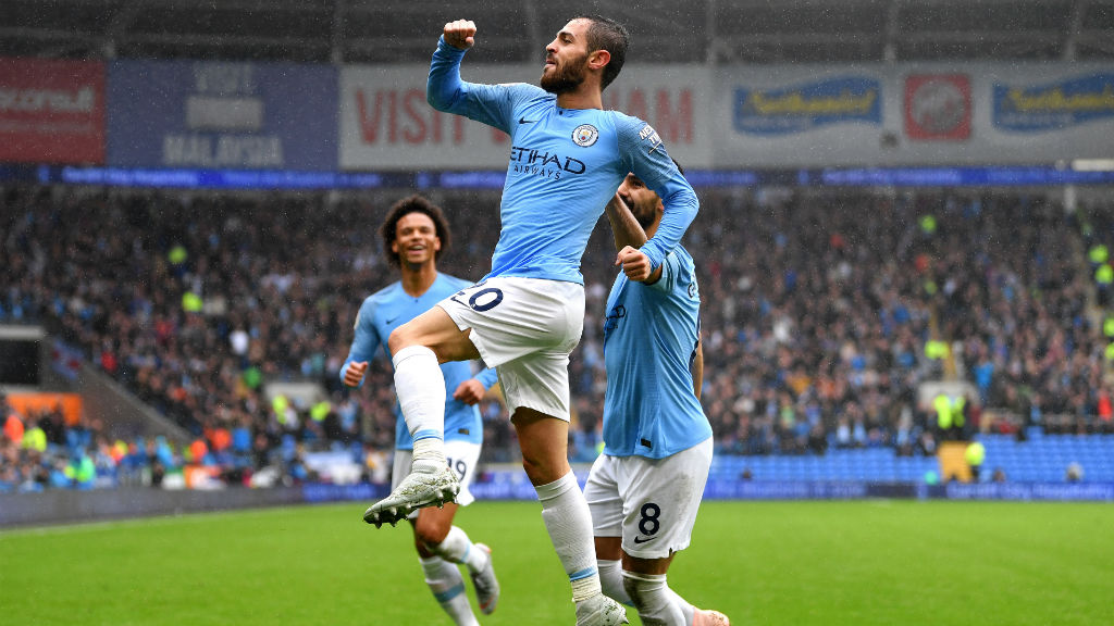 JUMP FOR JOY: Bernardo celebrates