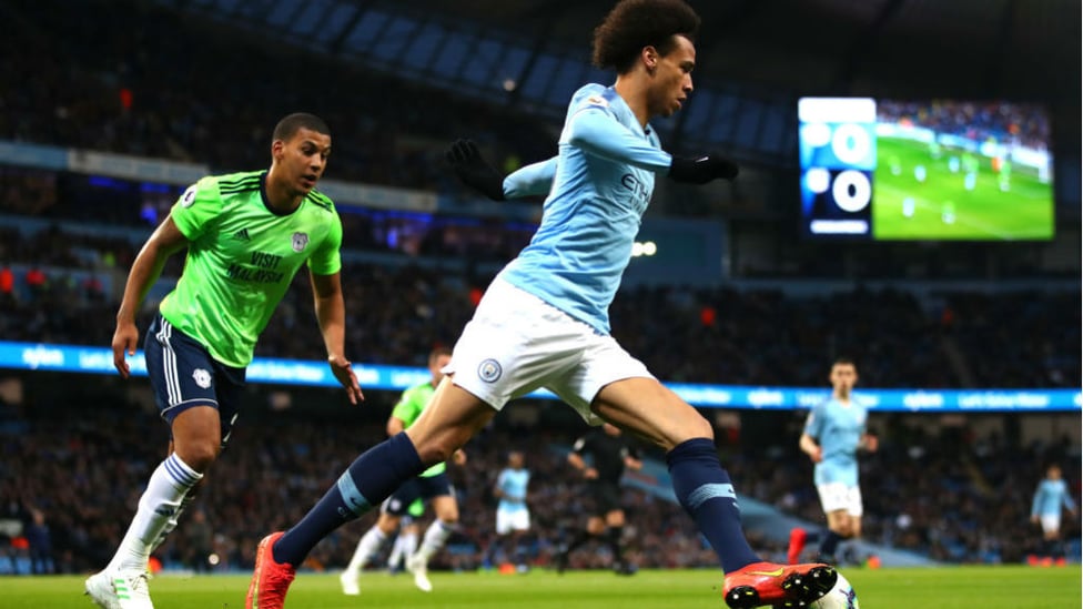 WING COMMAND : Leroy Sane takes control of the ball
