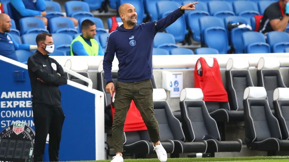BOSSING PROCEEDINGS: Pep dishes out some instructions