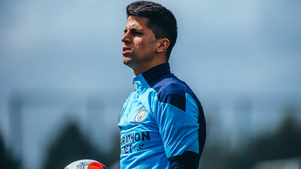 FIGHTING FIT : Joao Cancelo ready to work.