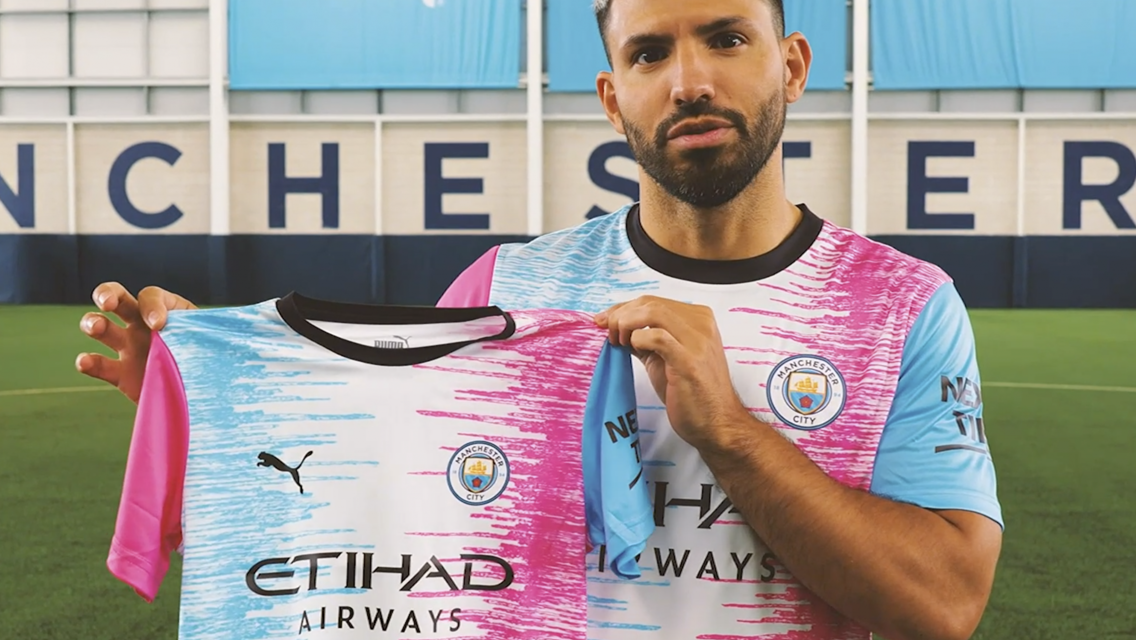 Sergio Aguero reveals PUMA kit design winner