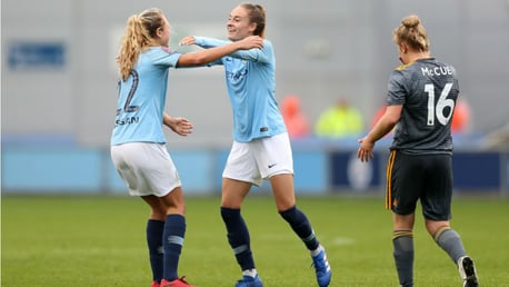 CUP DELIGHT: Manchester City Women secured an excellent Continental Cup win over Leicester at the weekend