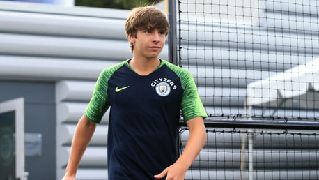 YOUNGSTER: Adrian Bernabe has been named on City's bench for the Carabao Cup Third Round game with Oxford 