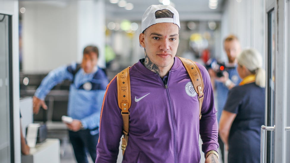 KEEPER : Ederson prepares to head to Germany.