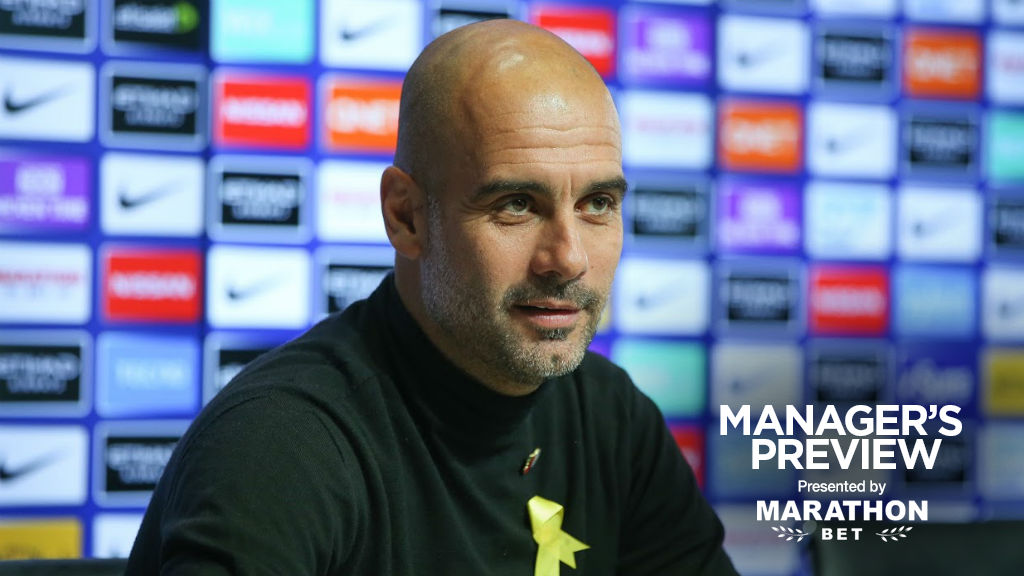 CRUNCH CLASH: Pep Guardiola gives his thoughts ahead of Sunday's Etihad derby