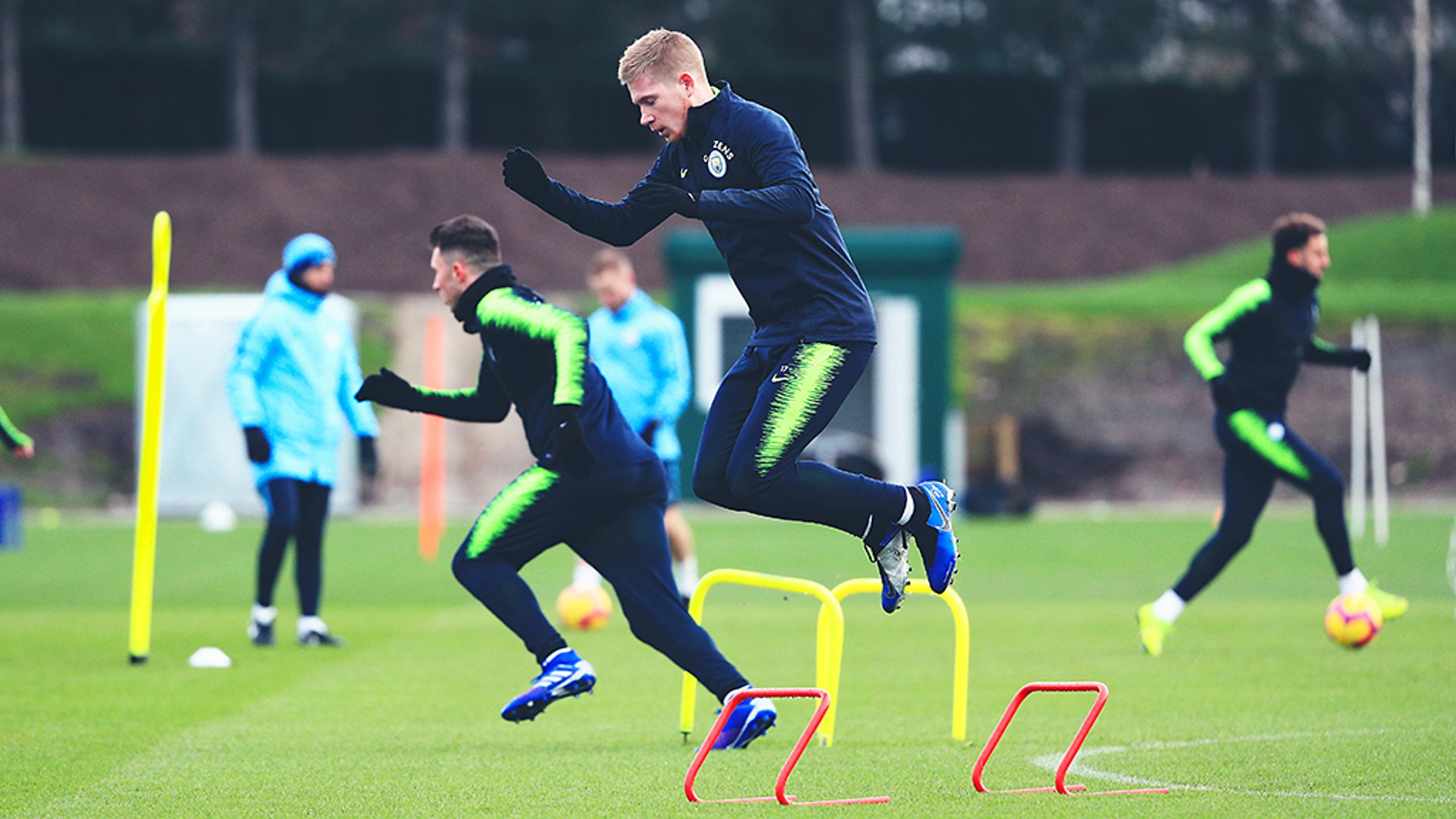 Training: Premier League prep continues...