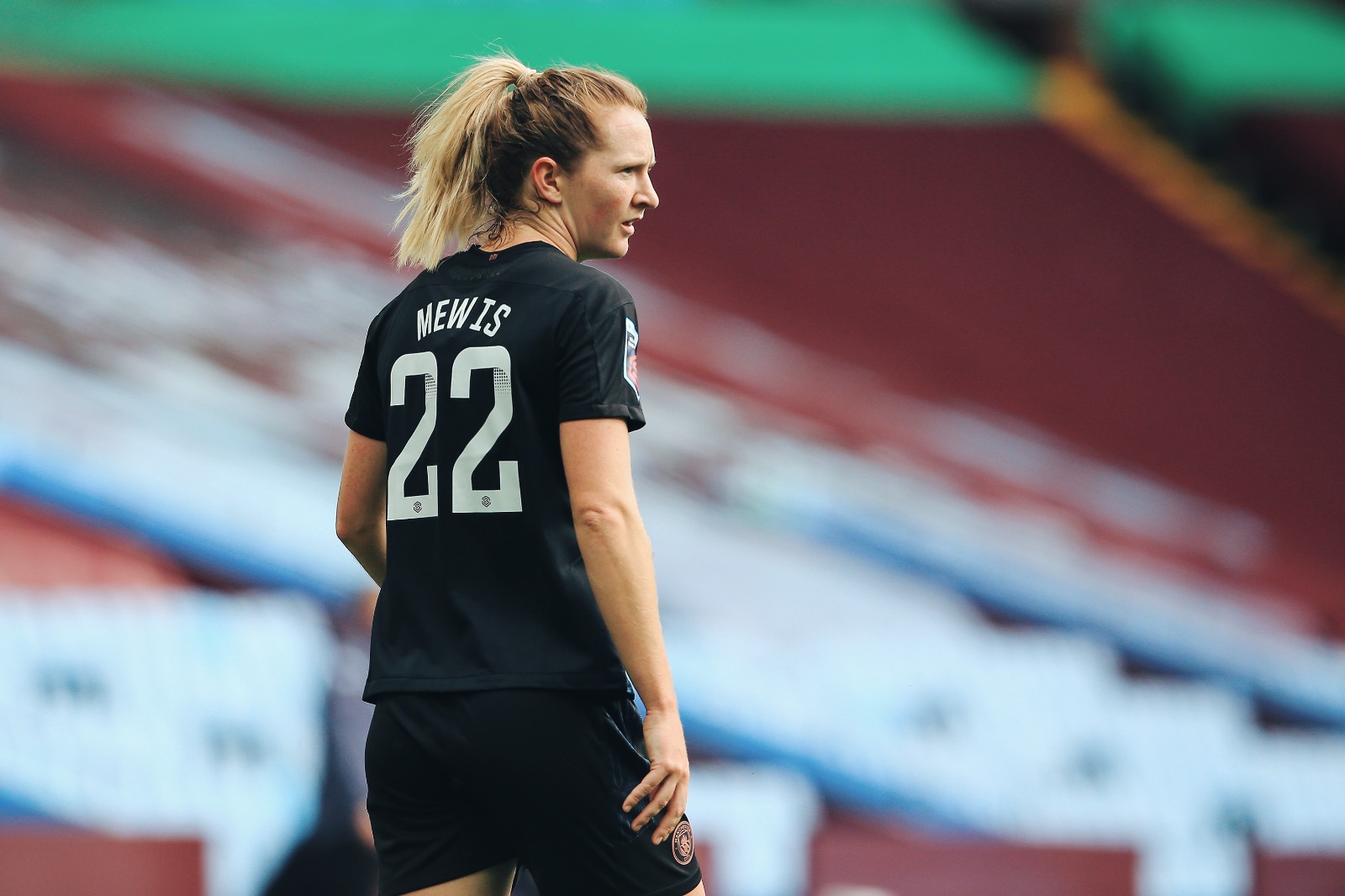 WATCHING BRIEF: Sam Mewis looks on during her WSL debut for City