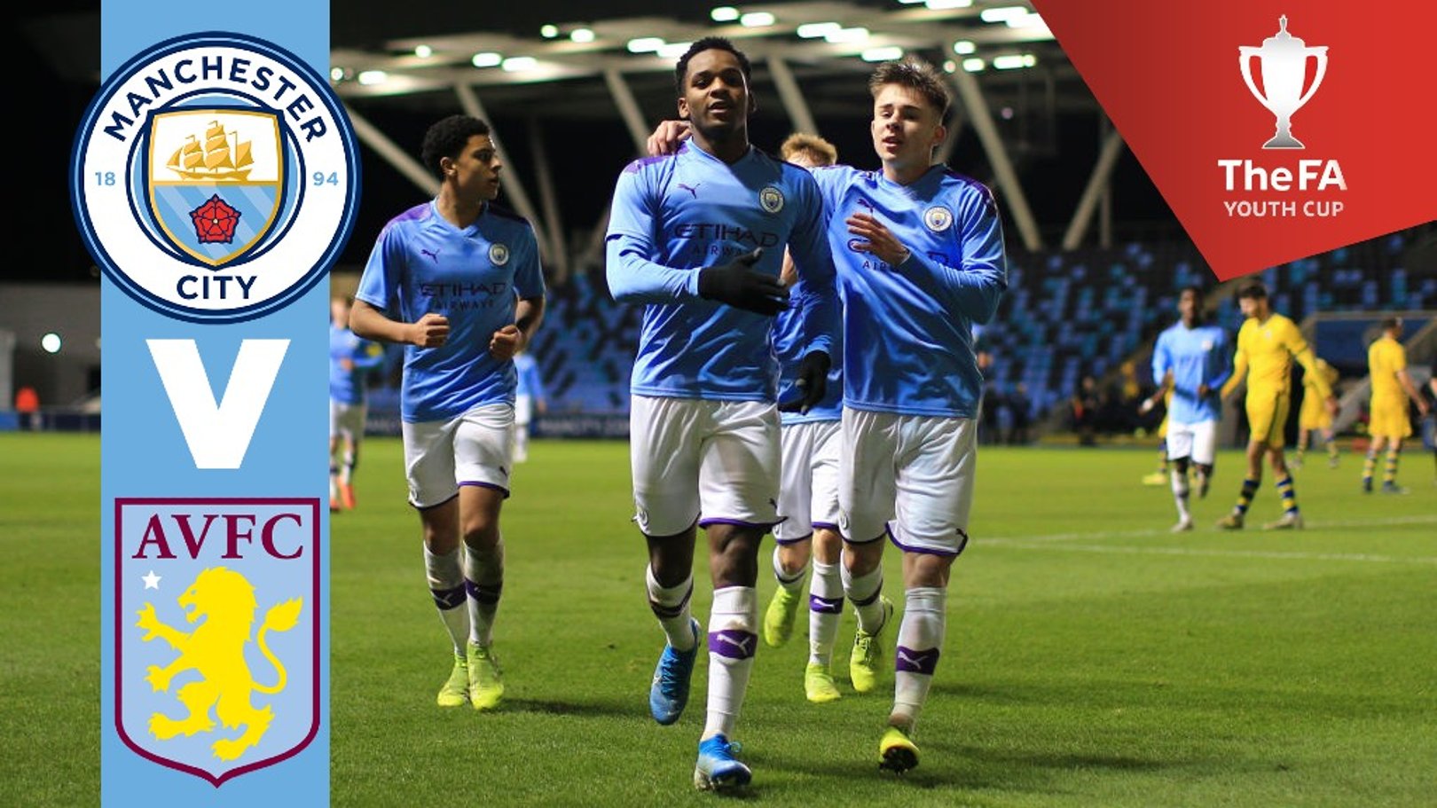 Watch FA Youth Cup fourth round on Man City for TV