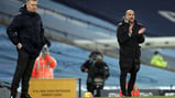 PEP TALK: The boss gees the lads up