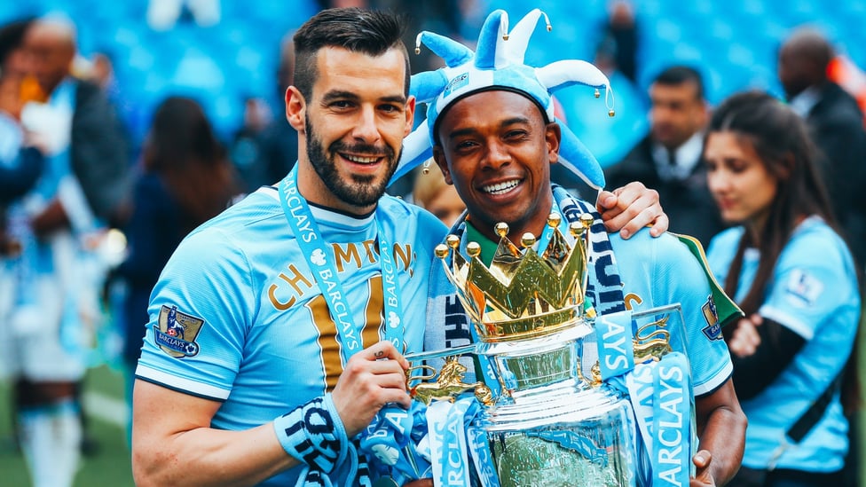 JUST CHAMPION: : It was a dream first season for the midfielder, who added a Premier League winners medal to his collection at the first attempt.