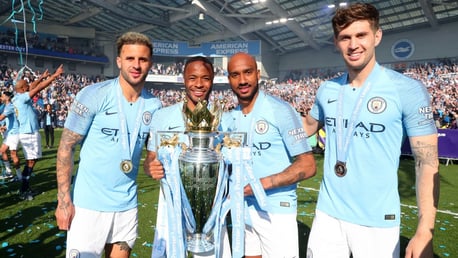 CHAMPS: City's England quartet.