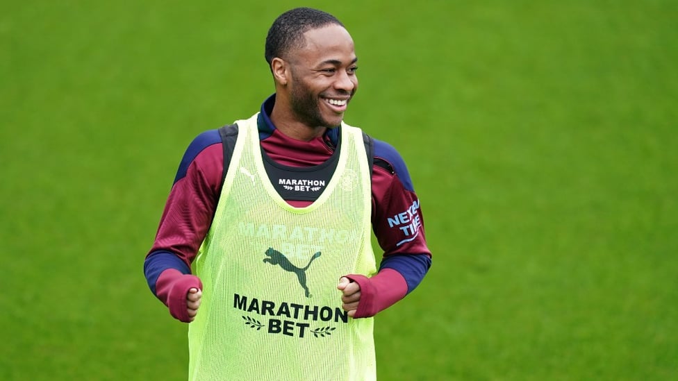 STERLING SMILE: Spirits are high ahead of the Saints' visit!