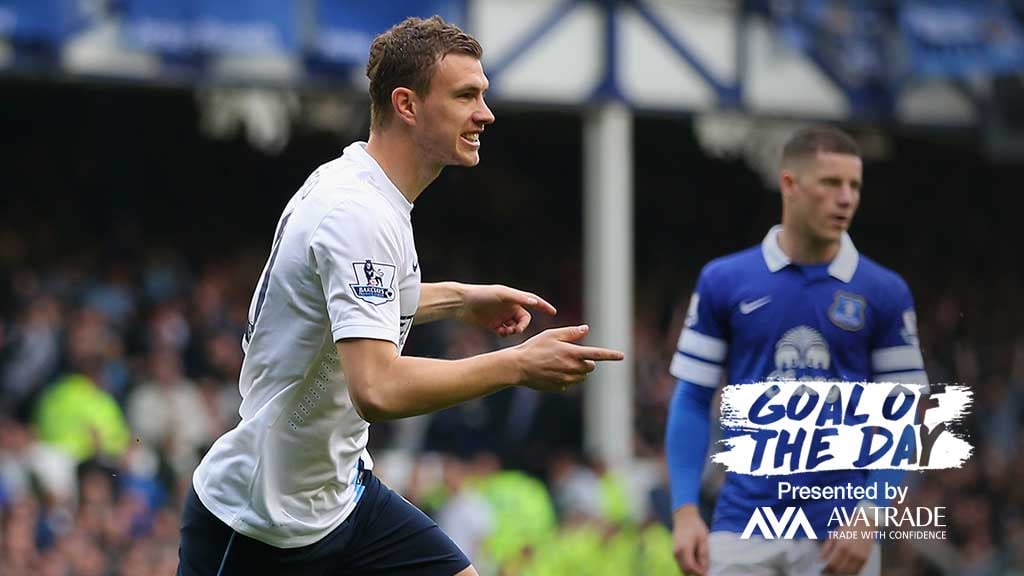 Goal of the Day: Edin Dzeko v Everton