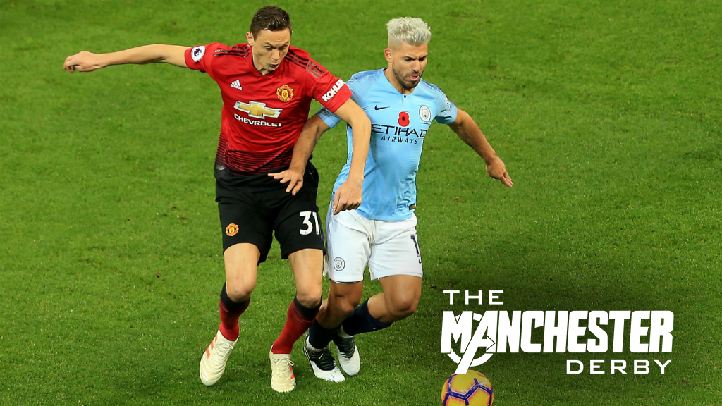 Which TV channel is Man United v City on?