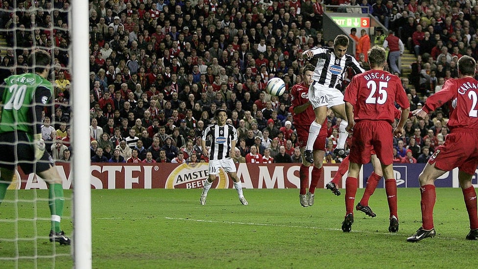 LIVERPOOL : Carson played in goal for Liverpool in their Champions League quarter final against Juventus