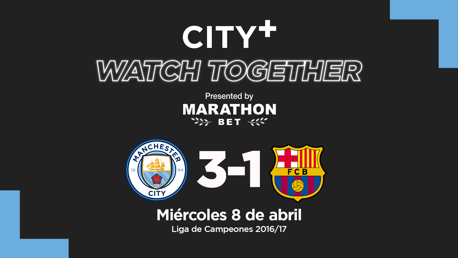 CITY+ Watch Together: City 3-1 Barcelona 