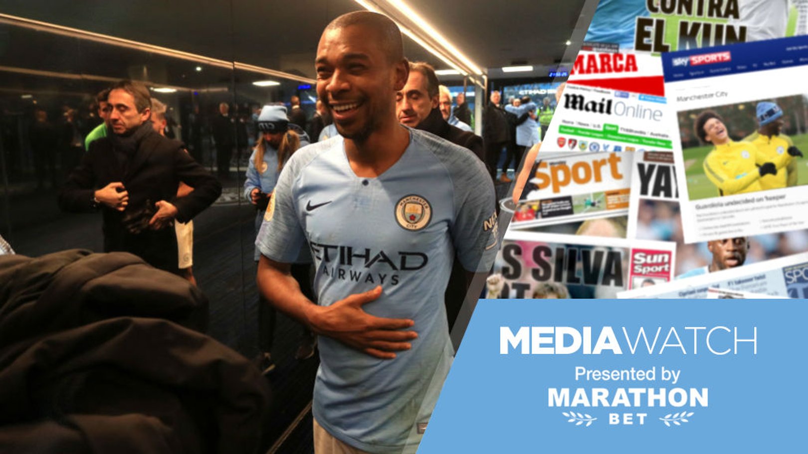 Media hail Fernandinho after imperious display 