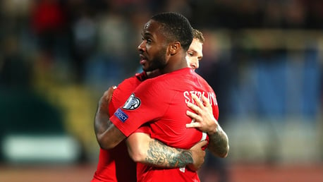 Sterling at the double as England thrash Bulgaria