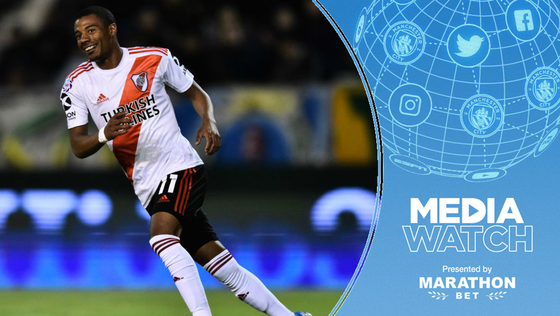 MEDIA WATCH: City have been linked with River Plate's Nicolas De La Cruz.