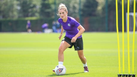 FIGHTING FIT: Laura Coombs is ready to return for City.