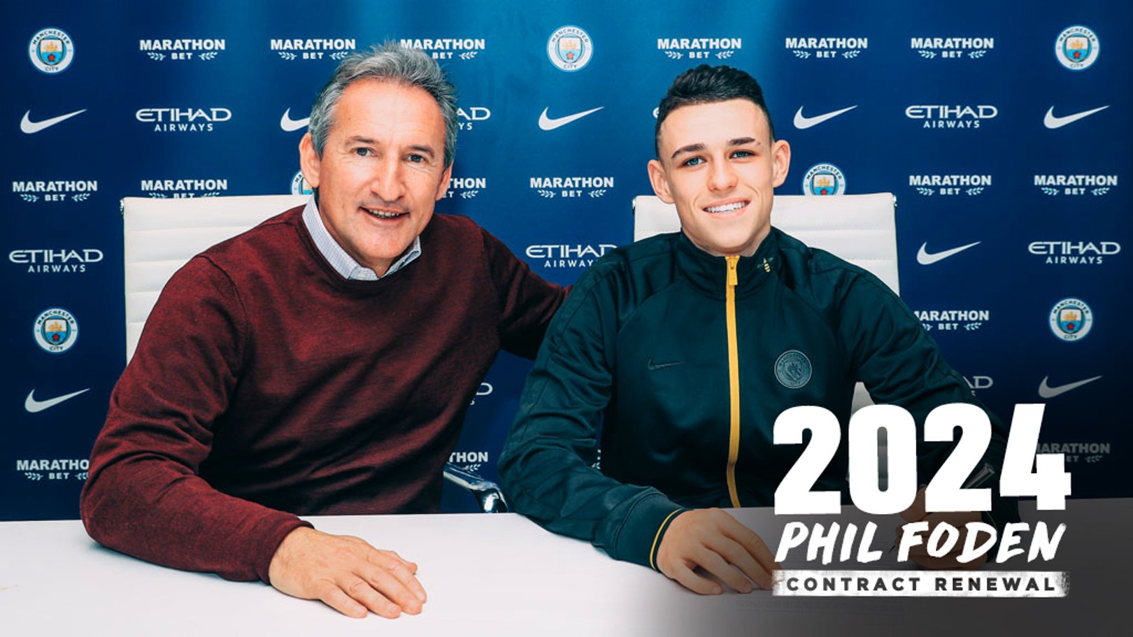 Phil Foden signs contract extension to 2024