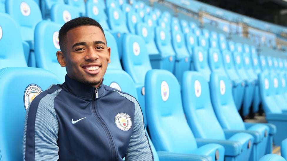 SIGNING : When Gabriel Jesus joined us back in January 2017.