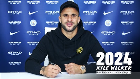 Kyle Walker signs new City contract