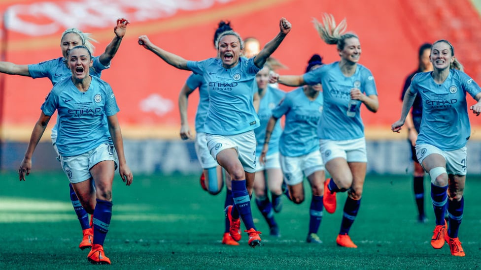 SUPER SATURDAY : The smiles says it all after Janine Beckie's trophy-winning penalty