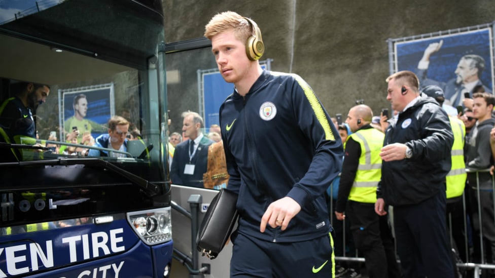 FIGHTING FIT : Kevin De Bruyne was back in the matchday squad.