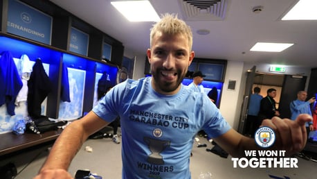2018/19 Carabao Cup dressing room celebrations!
