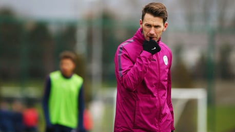 CUP MISSION: Manchester City Under-18s manager Gareth Taylor