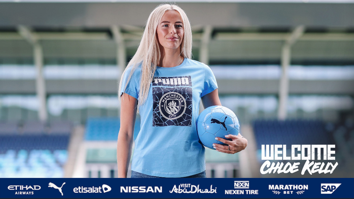 In pictures: Chloe Kelly in sky blue