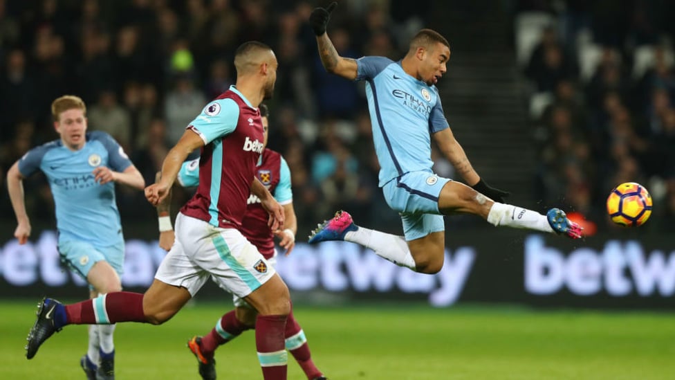 FIRST GOAL : Gab J's goal against West Ham.