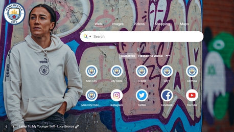 Lucy Bronze - Official Manchester City Chrome Extension