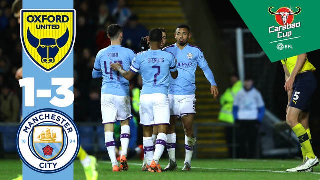 Oxford 1-3 City: Full match replay