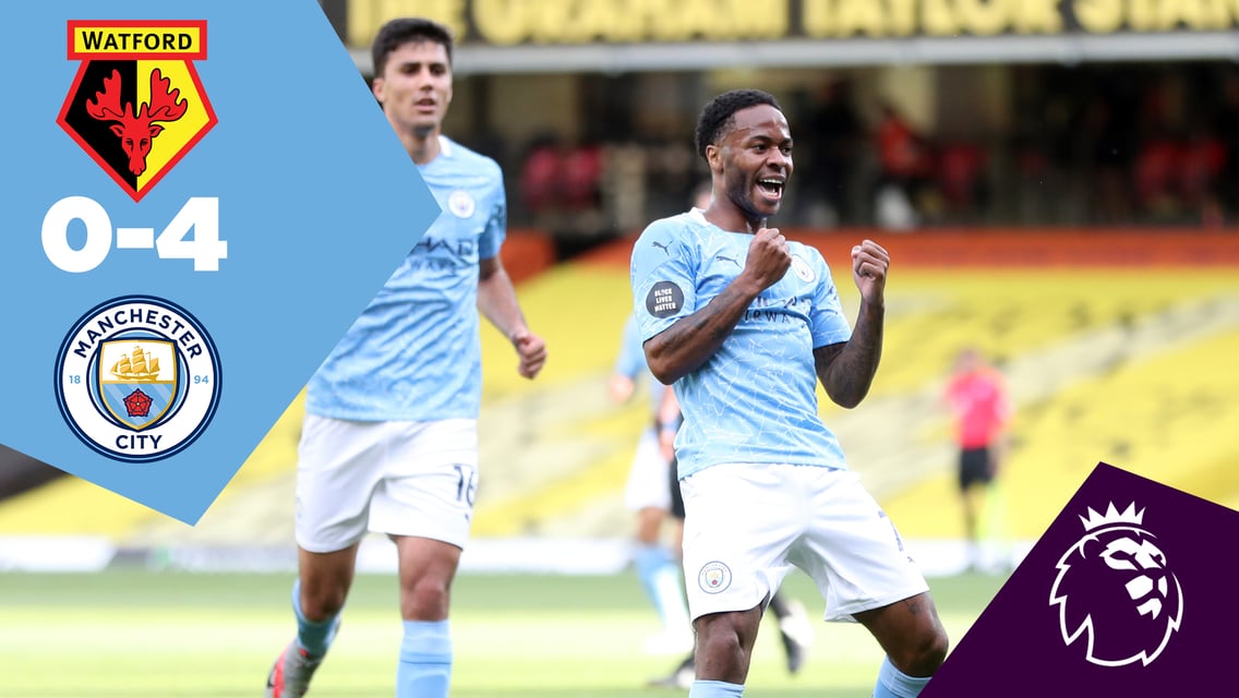 Watford 0-4 City: Full-match replay