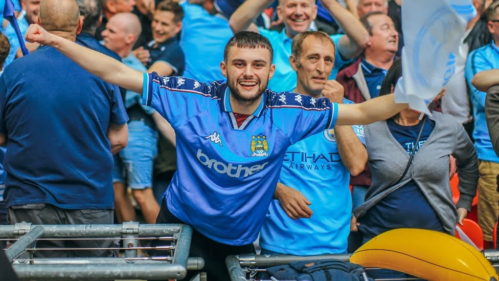 ARMS ALOFT : Wembley joy once again for the fans