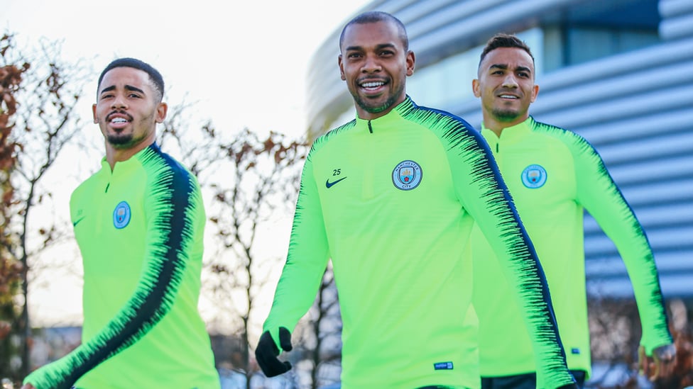 SAMBA SMILE : Gabrial Jesus and Danilo rejoin fellow countryman Fernandinho